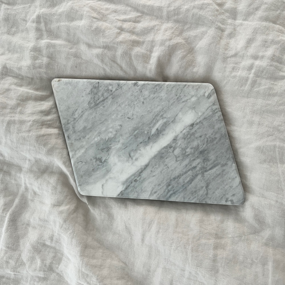 Primitive Reserve Rhombus Marble Tray from Poketo